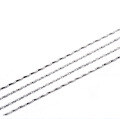 wholesale 925 Sterling Silver Matching Chain, Japanese and Korean Style Minimalist New Ingot Chain Unisex Necklace Fashion Accessory Factory Direct Sales-0-4