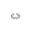wholesale S925 Sterling Silver Korean Version Ins Minimalist Design Versatile Bean-shaped Screw Back Ear Clip for Women-0-4