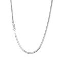 wholesale S925 Sterling Silver Flat Snake Bone Chain Necklace,Hip-Hop Personality Ins Style Unisex Pendant Chain Blade Link Chain Wholesale.-0-4