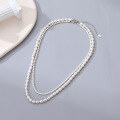 wholesale 925 Sterling Silver Natural Freshwater Pearl Necklace Bracelet Customization, Processing According to Provided Images or Samples, Wholesale Silver Jewelry Customization-0-5