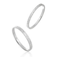 wholesale S925 Sterling Silver Fashion Shattered Glitter Ring for Women, High-End Minimalist Style, Small Original Ins Aesthetic Elegant Silver Ring-JA901/1.5mm Platinum>No. 13
