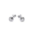 wholesale 18k White Gold Plated Silver, Cloudsame Jewelry New UFO Bubble 05 Carat Moissanite Drill-Test Pen Earrings-0-4