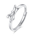 wholesale S925 Sterling Silver Original Design High-end Couple Rings Adjustable Plain Band Rings Valentine's Day Gift-0-152