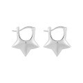 wholesale S925 Sterling Silver Minimalist Five-Point Star Ear Studs, Small and Niche Original Ins Style for Women-0-5