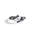 Sterling Silver Moissanite Couple Rings, Unique Minimalist Design, Manufacturer Direct-0-6