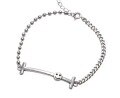 wholesale S925 Silver Smiley Retro Light Luxury Women's Minimalist Bracelet-0-3