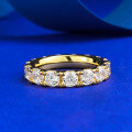 wholesale S925 silver new style luxury pave full diamond 40mm round eternity ring, hot-selling in cross-borderins market-0-1