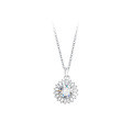 925 Sterling Silver Moissanite 1ct Tapered Baguette Full Diamond Pendant Necklace-0-3