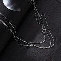 wholesale S925 silver fresh and sweet ins-style niche design exquisite minimalist elegant round bead necklace Y02099-0-4