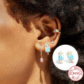 wholesale S925 Sterling Silver Creative Ice Cream Drip Enamel Earrings,Ins。-0-2