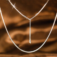 wholesale S925 Sterling Silver Summer Sparkling Floral Necklace Fashion Versatile Choker for Daily Wear-Silver 925 silver
