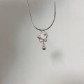 wholesale S925 Sterling Silver Pearl Star Necklace for Women, Shell Pearl, Popular Collarbone Chain, Niche Luxury, High-End Pendant Necklace-0-5