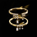 wholesale Gold-Plated 925 Sterling Silver Zircon Fashion Light Luxury Ring from Duli Jewelry's New Collection-0-1