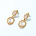 wholesale 10K Gold Plated S925 Sterling Silver Original Fashion Vintage Freshwater Pearl Large Earrings for Women Wholesale from Manufacturer-0-1