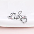 wholesale 925 Sterling Silver, Xiaohongshu Same Style Ring for Women, Ins Style Minimalist Accessory Chain Exquisite Personalized Silver Jewelry Wholesale-0-2