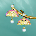 wholesale [925 Sterling Silver] Summer high-end sense new Chinese style gluttonous pattern earrings,。-0-2
