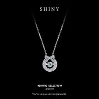 S925 Sterling Silver Dainty Butterfly Pendant Necklace for Women-S925 Sterling Silver + Zircon  925 Silver