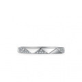 S925 Silver Moissanite Geometric Full-Circle Stacking Ring-0-3