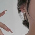 wholesale S925 Sterling Silver Super Sparkling Star Zircon Ear Studs for Women, Fashionable and Elegant, Small and Exquisite Earrings-0-3