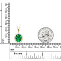 S925 Sterling Silver Emerald-Cut Drop Necklace, Wholesale Supplier-0-7