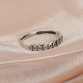 wholesale S925 Sterling Silver Maker Retro Style "Money Abundance" Lifelong Wealth Coin Ring for Women, National Style High-End Sense-0-6