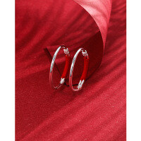 wholesale 999 Pure Silver Baby Bracelet, Smooth Solid Silver Children's Bangle for Boys and Girls, Infant Full Moon Silver Jewelry, First Birthday Gift-Polished/Inner diameter 46mm Approximately 22 grams per pair [Includes testing certificate] >999 silver