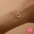 wholesale S925 Sterling Silver Rose Flower Ring Bracelet with Zirconia, Korean Minimalist Design, Versatile and Chic-0-1