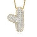 wholesale 925 Silver Gold-Plated Letter Pendant Choker Necklace, Hyped Women's Accessory, Best Seller in Europe and America, Non-Tarnish-0-29