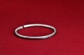 wholesale 9999 Pure Silver New Chinese Style Ancient Gold-Inlaid Auspicious Cloud Bracelet for Women, Solid Retro Literary National Trend Bangle-0-6
