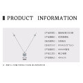 S925 Silver Classic Six-Claw D Color Moissanite 1 Carat Necklace-0-27