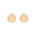 wholesale 925 Sterling Silver Cute Fruit Peach Stud Earrings, Korean Simple Teardrop Earrings, Versatile Factory Jewelry-0-1
