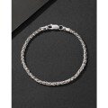 wholesale 925 Sterling Silver Men's Cuban Chain Bracelet, Ins Hip-Hop Trendy Thick Rope Chain Bold Accessory Gift for Boyfriend-0-9