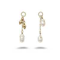 wholesale S925 Sterling Silver Baroque Freshwater Pearl Earrings, Dulli Jewelry's Chic and Stylish Ins Design-Baroque Freshwater Pearl Earrings 925 Silver