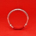 wholesale 999 Silver Push-Pull Pure Silver Baby Style Heart Sutra Excerpt Children's Bracelet Vintage National Trend First Birthday Gift-0-2