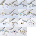wholesale S925 Sterling Silver GMR Collection Natural Moonstone Open Ring Hammer Texture Fashion Stackable Wholesale-0-1