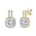 S925 Sterling Silver D-color Moissanite Bow Earrings-0-43