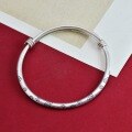 wholesale 999 Sterling Silver New Chinese Style Snake Pattern Bracelet for Women, Vintage Retro National Wind Literary Sand Old Curled Tail Bangle Gift-0-1