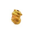 wholesale Gold-plated 925 ancient silver fine craftsmanship cat paw crouching cat lucky bead spacer accessory DIY handmade bead stringing-0-4
