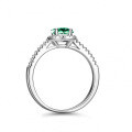 S925 Silver 1ct Oval Moissanite Ring for Women-0-1
