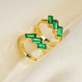 S925 Sterling Silver Oval Emerald-Cut Stud Earrings for Fashionable Commuting-0-19