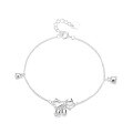 wholesale S925 Sterling Silver Fashion Korean Japanese Countryside Style Orchid Butterfly Bowknot Personality Luxury Versatile Bracelet for Women-0-4