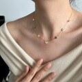 wholesale 925 Silver Minimalist Small Butterfly Necklace for Women, European and American Cross-Border Personality High-End Collarbone Chain-0-1