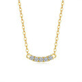 14K Gold Plated 925 Silver Moissanite Necklace, Cross-Border Supply-0-3