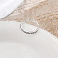 wholesale 925 Sterling Silver Minimalist Open Adjustable Ring for Women, Ins Style Simple and Luxurious Versatile Statement Index Finger Ring-0-16