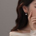 wholesale S925 Sterling Silver Long Tassel Earrings With Swarovski Crystals, Light Luxury Retro Ear Accessories-0-3