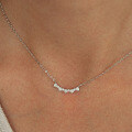 S925 Silver Full Diamond Collar Necklace Women HW Evening Moissanite Pendant-0-1