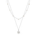 wholesale S925 Sterling Silver Necklace with Natural Freshwater Pearl Pendant Collarbone Chain, Cross-Border Wholesale-0-75