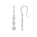 wholesale S925 Sterling Silver Cross-border Moissanite New Long Earrings Temu Amazon Best-Selling Dangle Earrings Factory Wholesale-0-1
