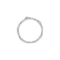 wholesale S925 Sterling Silver Minimalist Stackable Plain Ring for Women, Indie Design, Ins-0-5