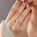 wholesale S925 Sterling Silver Overlap Diamond Inlaid High-End Ring Women Row Diamond Tail Ring Light Luxury Versatile Elegant Finger Ring-0-3